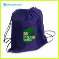 Eco-Friendly Folding Reusable Nylon Drawstring Bag Drawstring Backpack